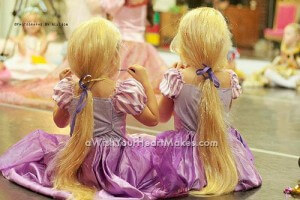 Rapunzel twins, Fairytale parties, California