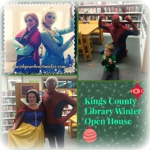 Kings County Library Character visits