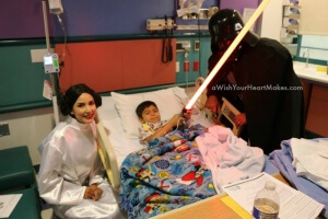 Princess Leia and Darth Vader, Star Wars parties, Central Coast and Central California
