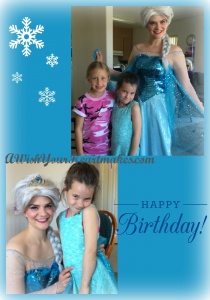 Queen Elsa attends 7th birthday party in Nipomo