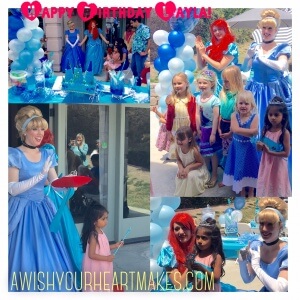 Cinderella and Princess Ariel Birthday Party