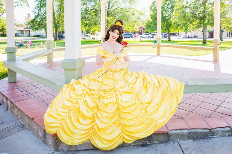 Belle from Beauty and the Beast parties, Central Valley & Coast, California