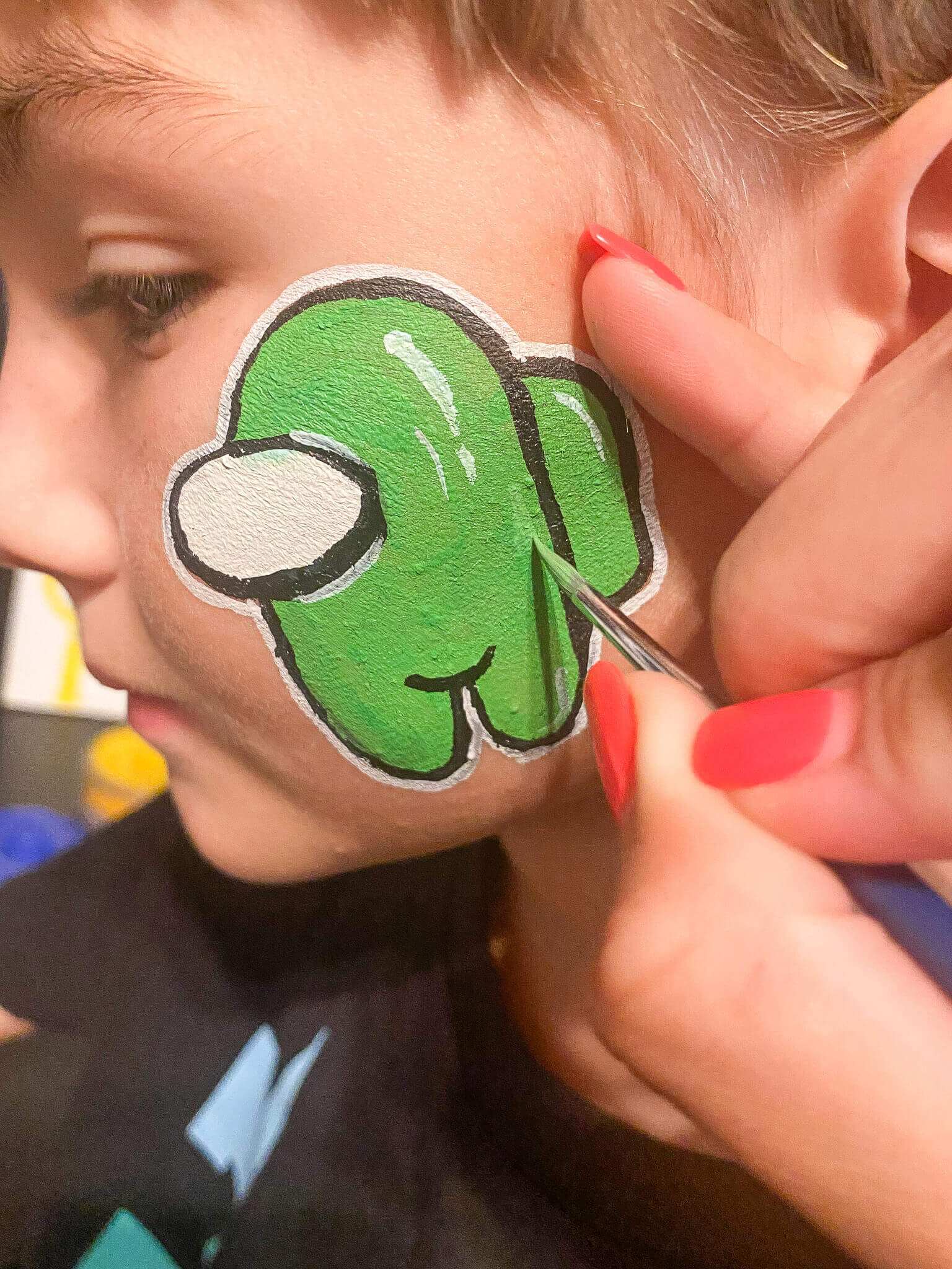 Facepainting with Wish Makers (6)