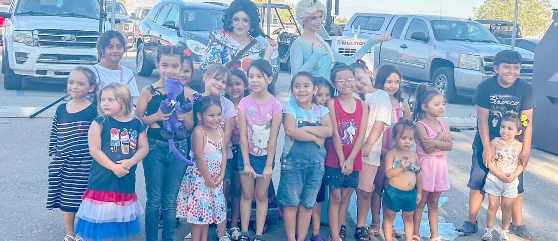 porterville freedom fest elsa mirabel kid event